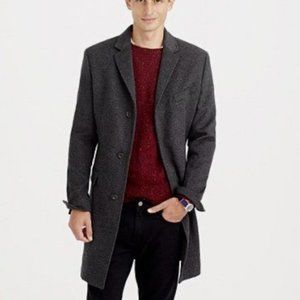 J Crew Ludlow Topcoat in Wool-Cashmere Charcoal